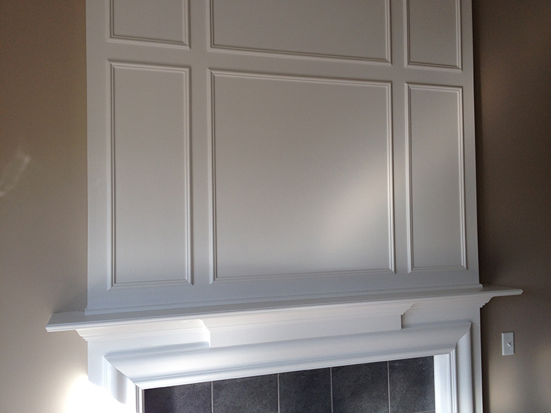 Fireplace before